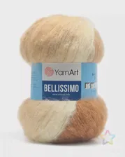 Пряжа YarnArt 'Bellissimo' 150гр 330м (13% мохер, 67% акрил, 4% полиамид, 16 % полиэстер) (1402) 1402