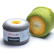 Flowers Merino Yarnart