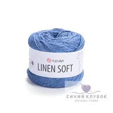 Пряжа YarnArt Linen Soft 7318 джинс