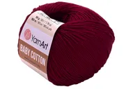 YarnArt Baby Cotton 428 бордо