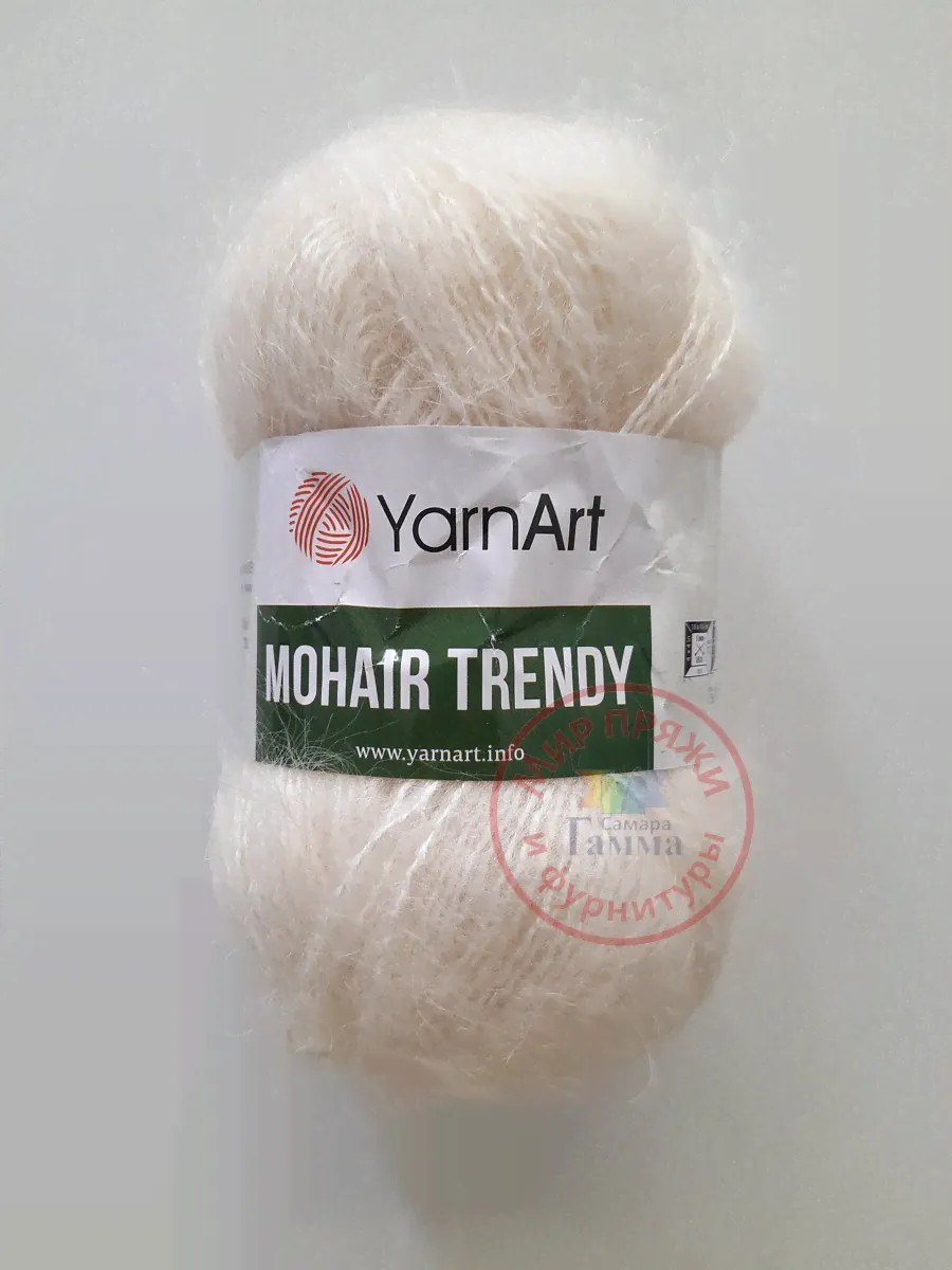 Мохер тренд (Moher trendy) пряжа YarnArt 50%мохер 50%акрил 5х100г/220м