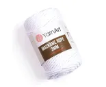 Пряжа YARNART MACRAME ROPE 3mm 751 белый