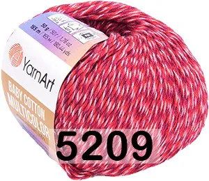 Пряжа YarnArt BABY COTTON MULTICOLOR-0