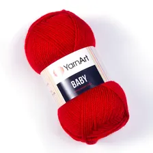 Пряжа YarnArt baby (576) красный