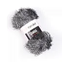 Пряжа Samba YarnArt. Цвет - k64 чернобурка. 100% полиэстер. 100 г, 150 м