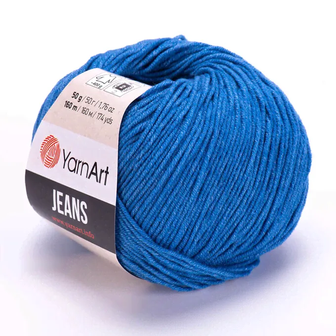 Пряжа для вязания YarnArt Jeans цвет №16 джинс