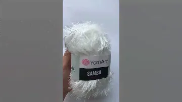 Подробный обзор демисезонной пряжи YarnArt Samba №01 Белый