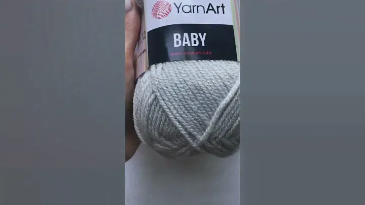 Подробный обзор пряжи YarnArt Baby (Акрил 100%) №855 Светло-серый