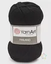 Пряжа YarnArt 'Finland' 100гр 200м (100% акрил) (30 черный) черного цвета