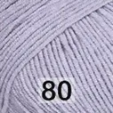 Пряжа YarnArt Jeans 80 ультра св. серый