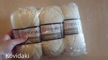 Wool yarn for knitting YarnArt Merino Bulky
