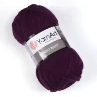 Пряжа YarnArt Merino bulky цвет 10094 баклажан