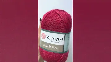 Подробный обзор пряжи YarnArt Silky Royal(меринос с искусственным шелком) №433 Темно-красный