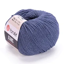 YARNART Jeans 68 сер.джинс