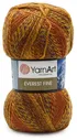 Пряжа YarnArt 'Everest fine' 200гр 610м (30% шерсть, 70% акрил) (8031 меланж) 3 шт