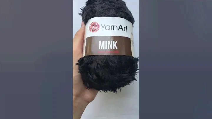 Подробный обзор пряжи YarnArt Mink(Имитация меха) №346 Лакрица