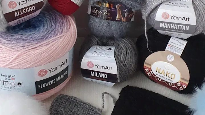 Закупка и обзор пряжи в одном видео Flowers Merino (YarnArt)/Manhattan (YarnArt)/Allegro (YarnArt)..