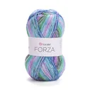 Пряжа Forza YarnArt - 5мотков(2607-белый-голубой-сиреневый-зеленый) 100гр, 420м, 75% шерсти и 25% полиамид. Пряжа для носков Ярнарт Форза