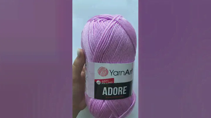Подробный обзор пряжи YarnArt Adore(анти-пиллинг акрил) №362 Светло-сиреневый