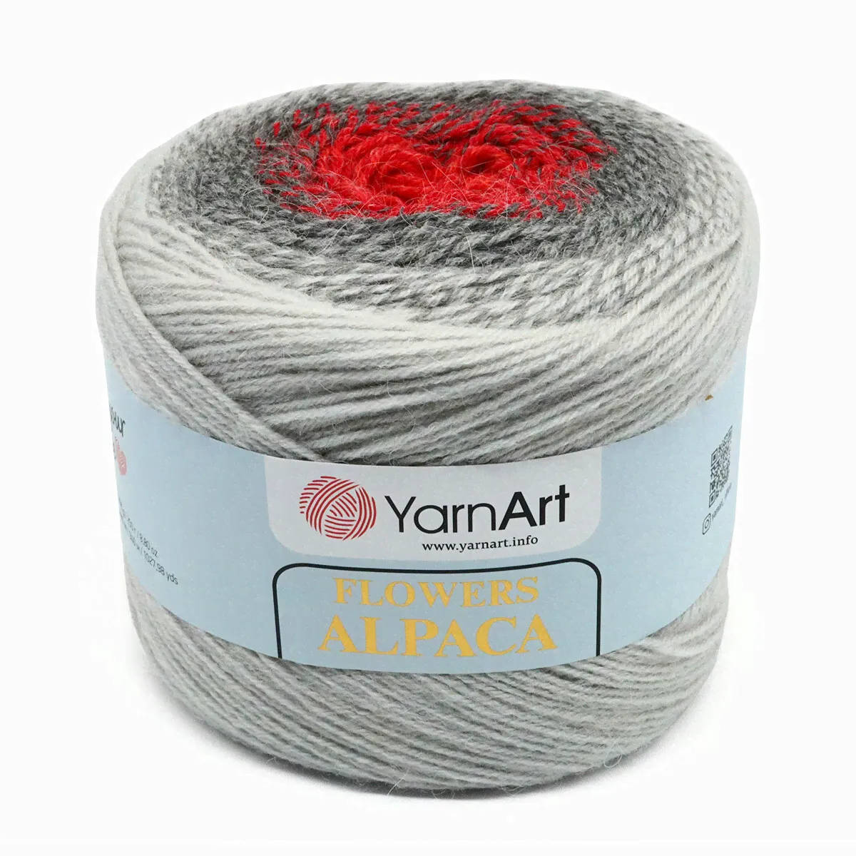 Пряжа YarnArt 'Flowers Alpaca' 250гр 940м (20% альпака, 80% акрил)