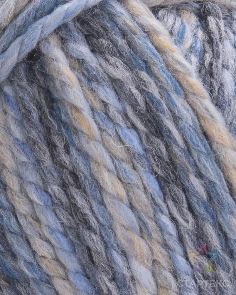 Пряжа YarnArt 'Everest Maxi' 200гр 134м (30% шерсть, 70% акрил) (8023 меланж) меланж-0