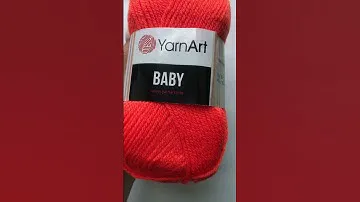 Подробный обзор пряжи YarnArt Baby (Акрил 100%) №8279 Мандарин