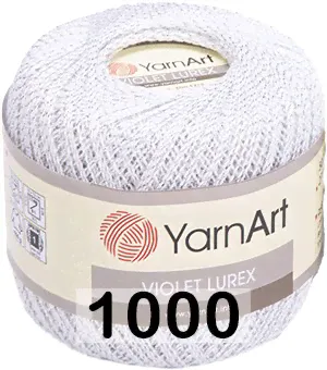 Пряжа YarnArt violet lurex-0