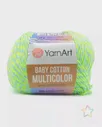 Пряжа YarnArt 'Baby cotton multicolor' 50гр 165м (50% хлопок, 50% акрил) (5206) 5206