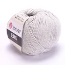 Пряжа YarnArt Jeans цвет светло-серый 49