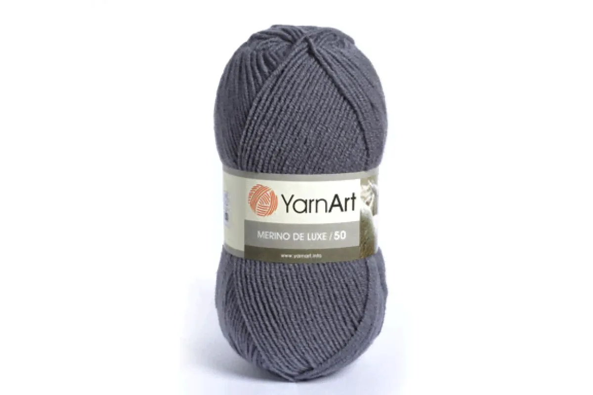 YarnArt Merino De Luxe 50 (50 % Шерсть, 50% Акрил, 100гр/280м)