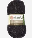 Пряжа YarnArt Tweed, 228 чёрный, 100 г.