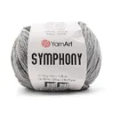 Пряжа YarnArt Symphony 50гр 125м (80% хлопок, 20% вискоза) (2108 темно-серый)