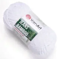 YarnArt Jeans Bamboo 101 (белый)