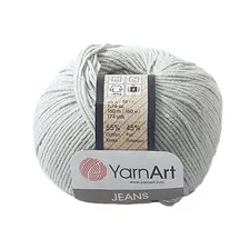 Пряжа Джинс (YarnArt Jeans), 50 г / 160 м, 49 светло-серый