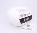 Пряжа YarnArt Jeans 62 белый