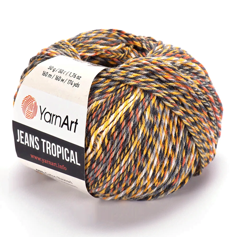 Пряжа Jeans Tropical YarnArt-0