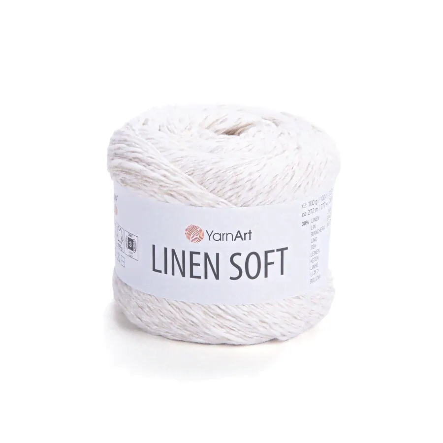 Пряжа Yarnart Linen soft 7301