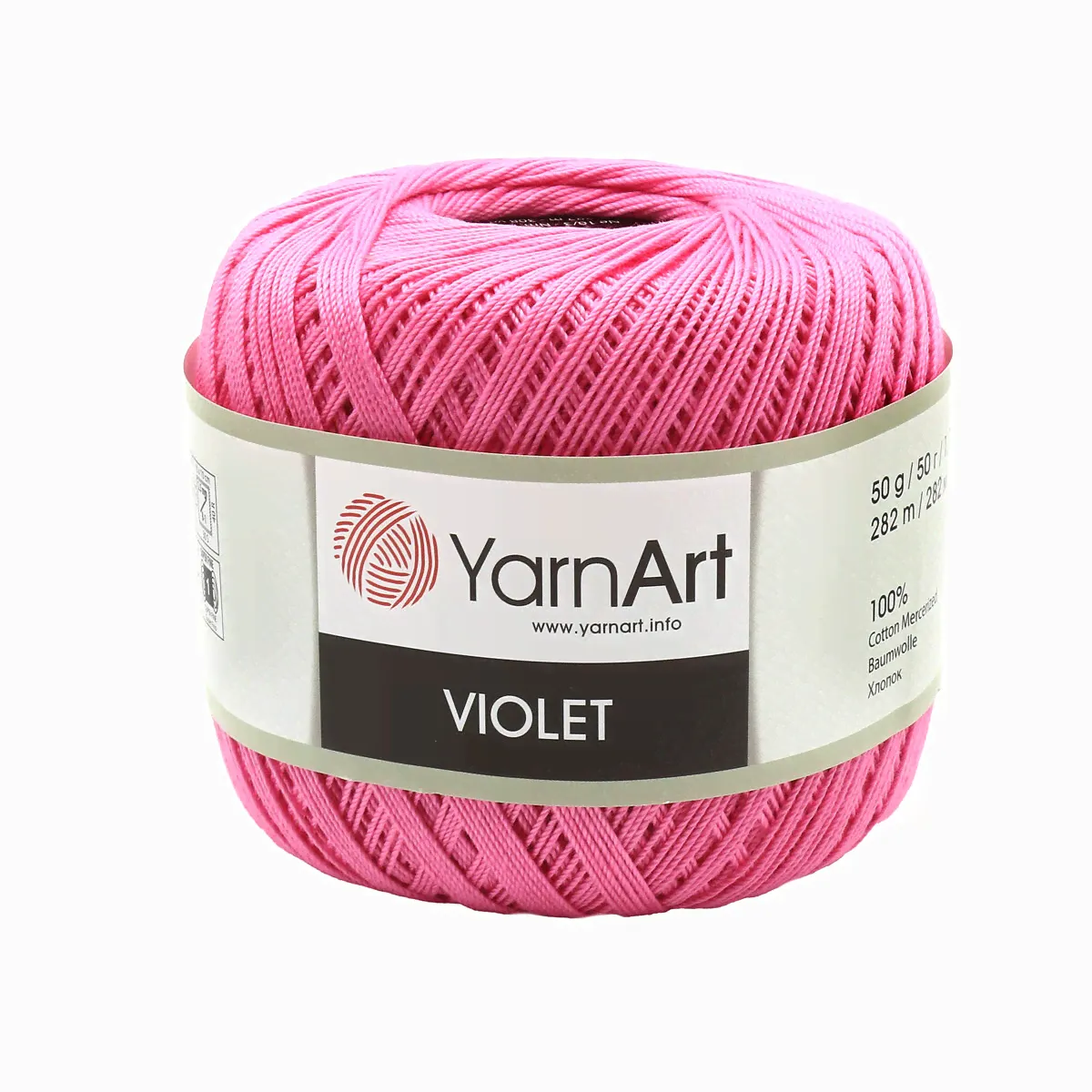 Пряжа YarnArt 'Violet' 50гр 282м (100% мерсеризованный хлопок)-0