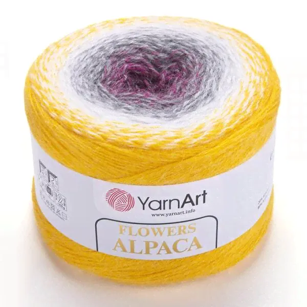YarnArt Flowers Alpaca 2 шт. Пряжа Ярнарт Фловерс Альпака