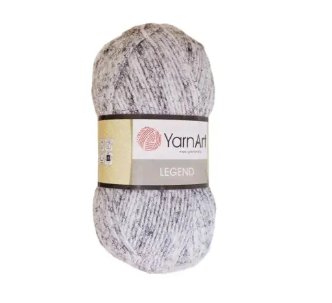 Пряжа YarnArt Legend, 25% шерсть, 65% акрил, 10% вискоза, 100гр/300м