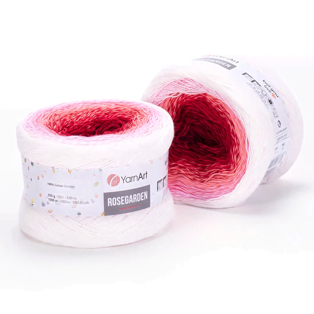 Розгарден ROSEGARDEN 100%хлопок 1000м/250г YarnArt-0