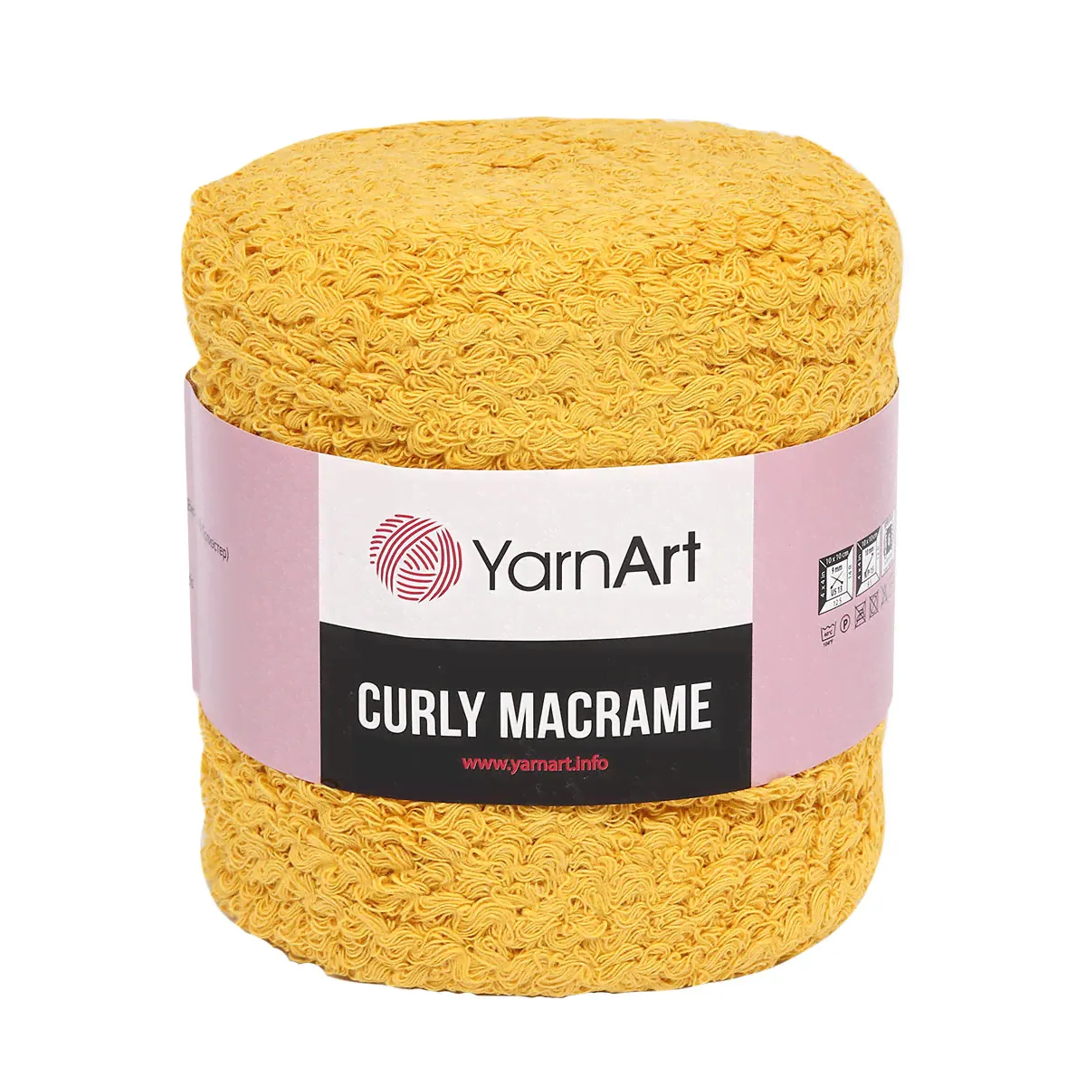 Пряжа YarnArt 'Curly Macrame' 500гр 195м (60% хлопок, 40% вискоза и полиэстер)-0