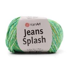 Пряжа YarnArt 'Jeans Splash' 50гр 160м (55% хлопок, 45% акрил)