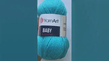 Подробный обзор пряжи YarnArt Baby (Акрил 100%) №552 Бирюзовый