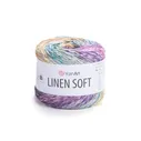 Пряжа YarnArt Linen Soft (7401) радуга