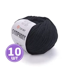 Пряжа YarnArt SIMPHONY (Симфония) (2126), черный, 10 шт. по 50 г, SIMPHONY_2126_10