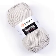 Пряжа Ярнарт Джинс Плюс (Yarnart Jeans Plus) 49 светло-серый