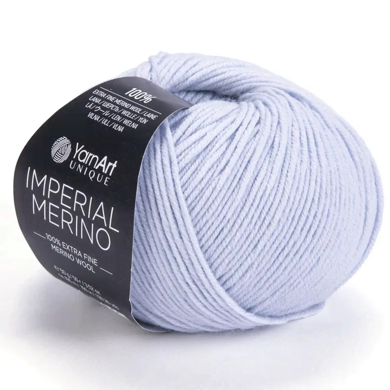 Пряжа для вязания YARNART "IMPERIAL MERINO" (№3339) Бледно-голубой