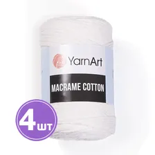 Пряжа YarnArt Macrame Cotton (Макраме Коттон) (752), суровый, 4 шт. по 250 г, Macrame_Cotton_752_4