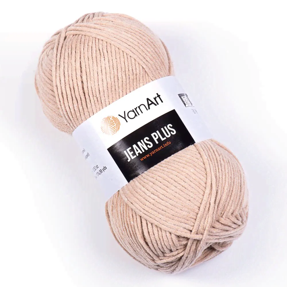 Пряжа Ярнарт Джинс Плюс (Yarnart Jeans Plus) 87 кофе с молоком